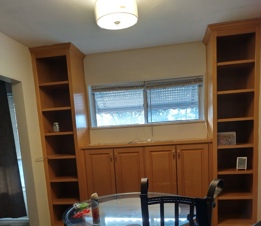 438 Claradon Ave, Columbus, GA 31906 - dining space featuring built in shelves