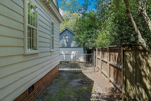 1809 Carter Ave, Columbus, GA 31906 - view of yard featuring a gate and a garage