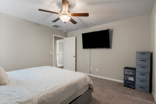 6368 Sandy Bottom Dr, Columbus, GA 31907 - bedroom with carpet and a ceiling fan