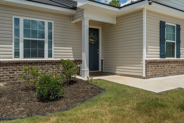 6368 Sandy Bottom Dr, Columbus, GA 31907 - doorway to property with brick siding