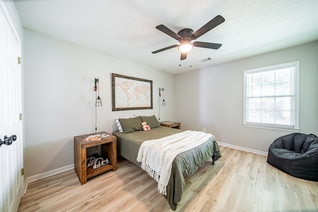 5082 Aaron Ln, Columbus, GA 31907 - bedroom featuring light wood-style flooring and a ceiling fan