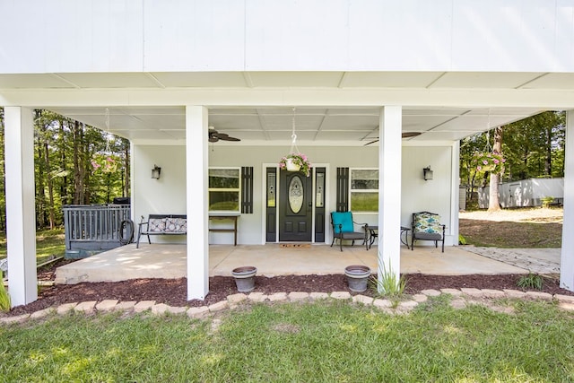 170 Slappy Dr, Hamilton, GA 31811 - porch with ceiling fan