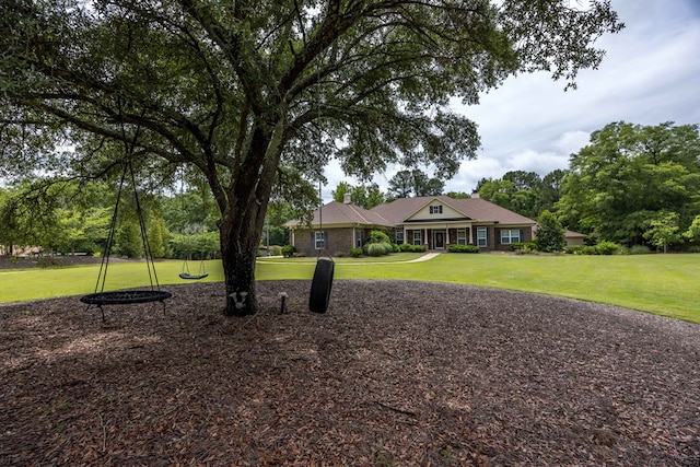 8758 Ga Highway 0315, Cataula, GA 31804 - ranch-style house with a front yard