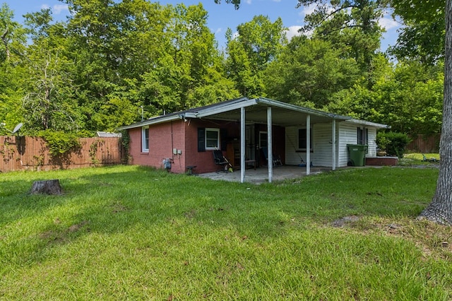 2871 Barbara Rd, Columbus, GA 31907 - rear view of house with a patio