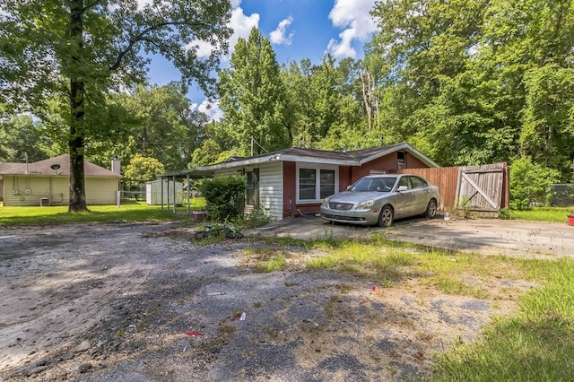 2871 Barbara Rd, Columbus, GA 31907 - view of front of property with driveway and view of scattered trees