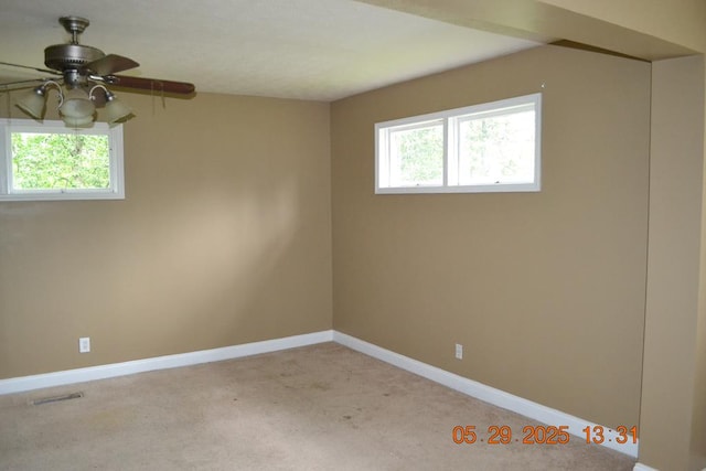 3836 Mulberry Dr, Columbus, GA 31907 - carpeted empty room with a ceiling fan and baseboards