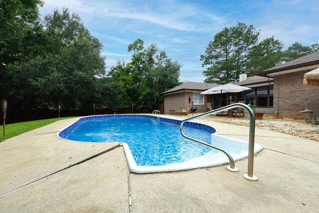 4524 Hedingham Ln, Columbus, GA 31907 - outdoor pool featuring a patio