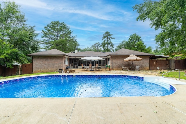 4524 Hedingham Ln, Columbus, GA 31907 - view of pool with a patio and outdoor dining space