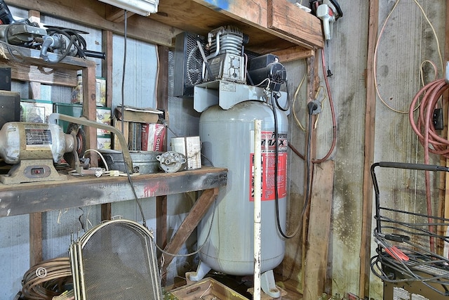 view of utility room