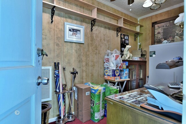 1237 Smith Rd, Fortson, GA 31808 - miscellaneous room with crown molding