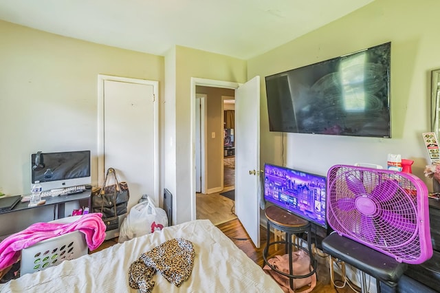 4512 Lunsford St, Columbus, GA 31903 - bedroom featuring wood finished floors and a desk