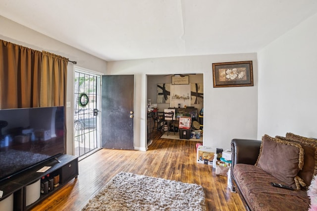 4512 Lunsford St, Columbus, GA 31903 - living room featuring wood finished floors