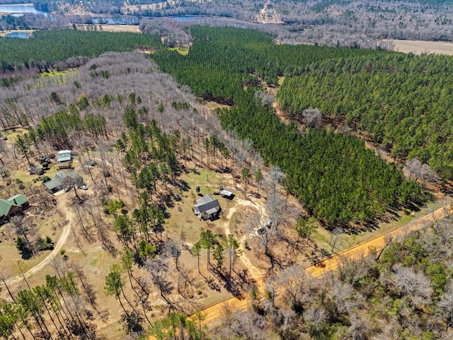 125 Brady Rd, Buena Vista, GA 31803 - aerial view featuring a wooded view