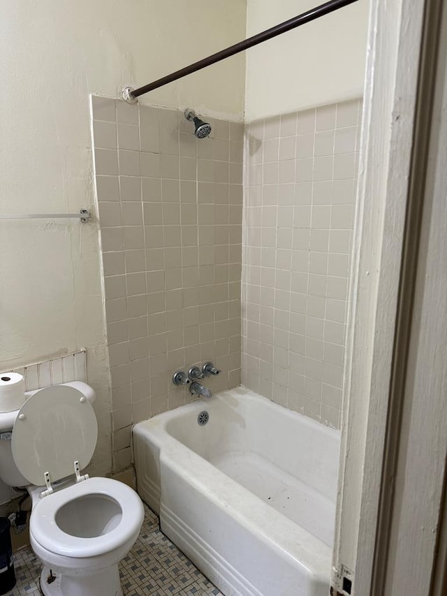 2436 Schaul St, Columbus, GA 31906 - full bath with toilet, shower / bathtub combination, and tile patterned floors