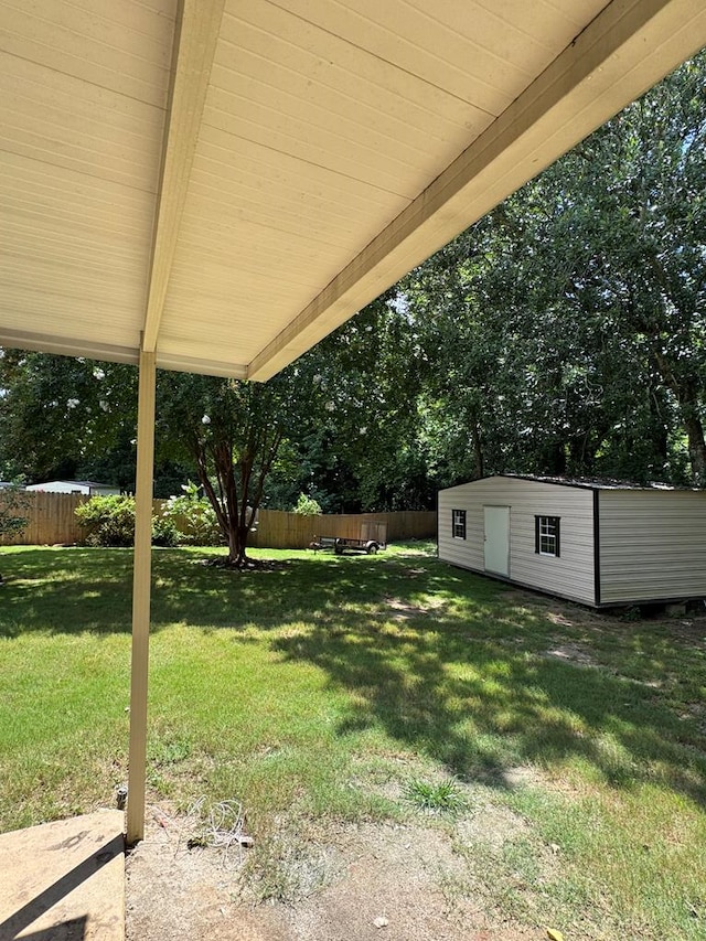 4901 Willowbrook Dr, Columbus, GA 31909 - view of yard featuring a shed