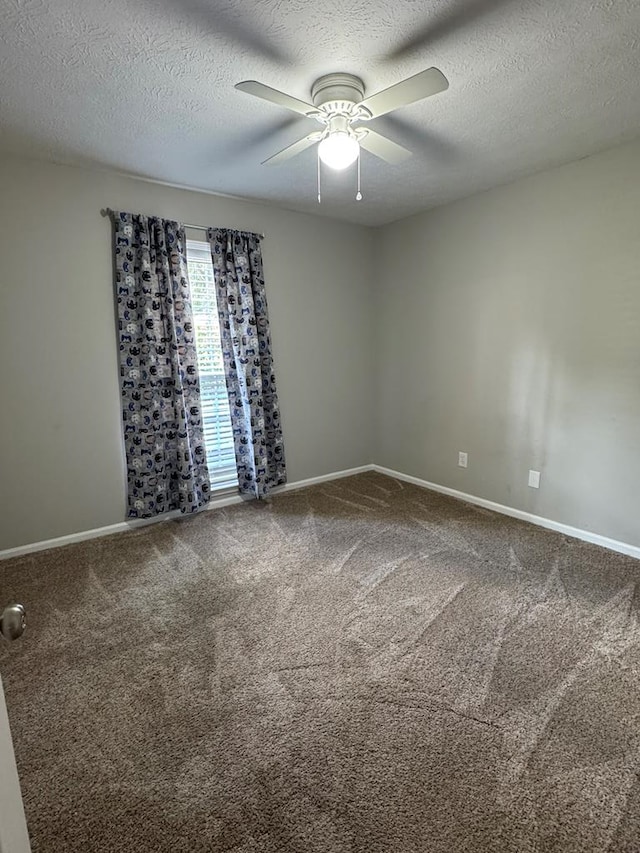 4901 Willowbrook Dr, Columbus, GA 31909 - unfurnished room with ceiling fan, a textured ceiling, and carpet