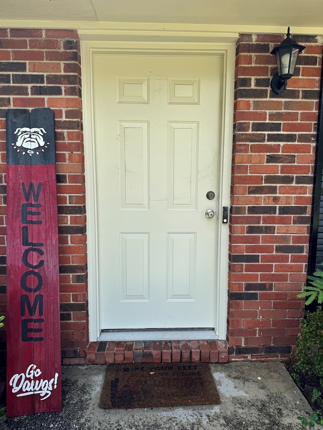 4901 Willowbrook Dr, Columbus, GA 31909 - view of exterior entry with brick siding