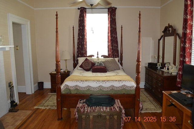 2901 Beacon Ave, Columbus, GA 31904 - bedroom with wood finished floors and crown molding