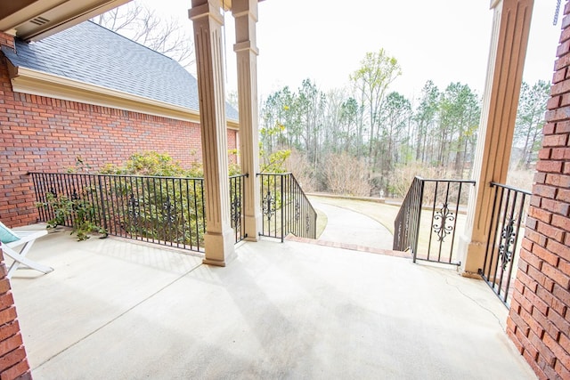 view of patio / terrace featuring a porch