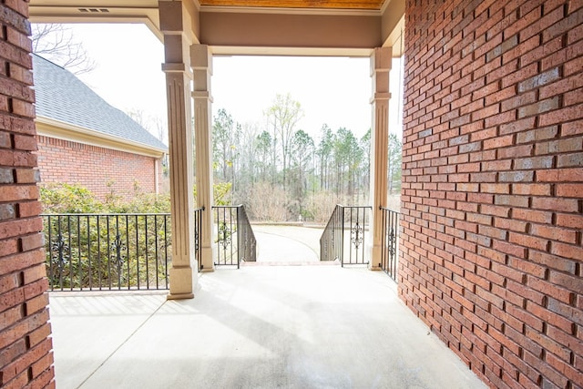 view of patio / terrace with covered porch