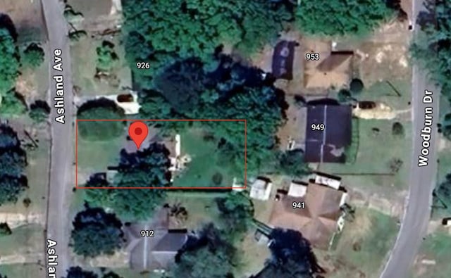 920 Ashland Ave, Columbus, GA 31907 - map / location featuring property boundaries highlighted