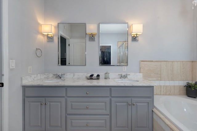 1537 Magnolia Way, Columbus, GA 31904 - full bath with double vanity and a bath