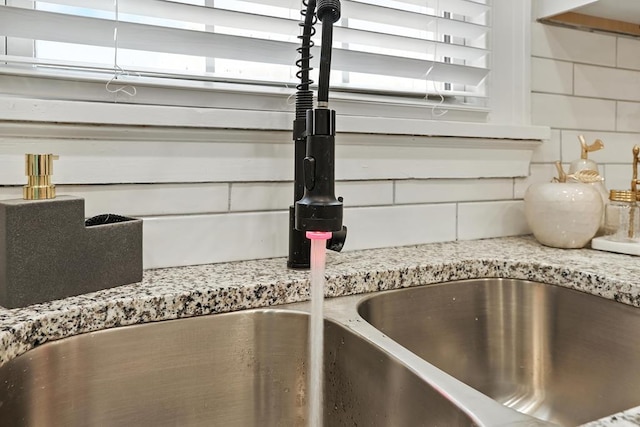 2901 Peabody Ave, Columbus, GA 31904 - kitchen view of backsplash and light stone countertops