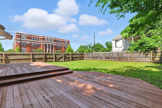 2901 Peabody Ave, Columbus, GA 31904 - wooden terrace featuring a fenced backyard