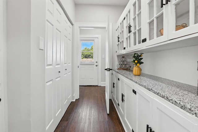 2901 Peabody Ave, Columbus, GA 31904 - corridor with dark wood-style floors and baseboards