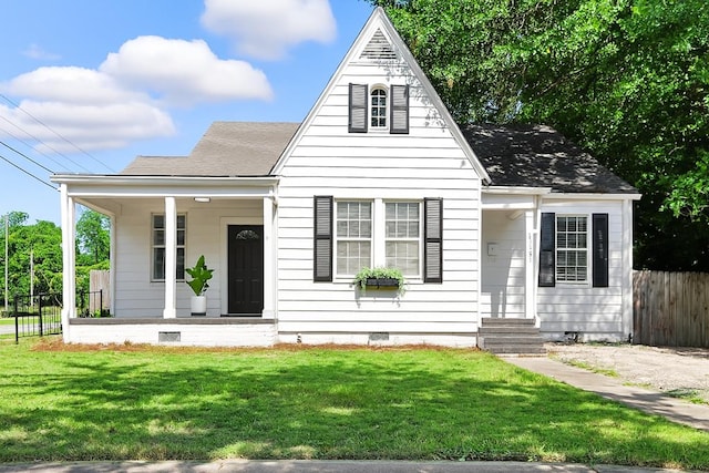 2901 Peabody Ave, Columbus, GA 31904 - view of front of property featuring covered porch, roof with shingles, and crawl space