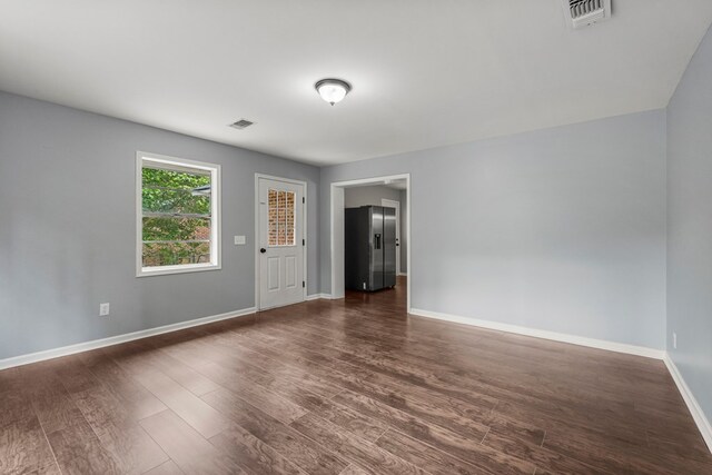 8344 Twin Chapel Dr, Columbus, GA 31904 - spare room featuring dark wood-style floors and baseboards