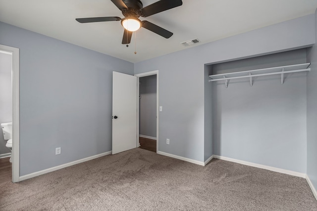 8344 Twin Chapel Dr, Columbus, GA 31904 - unfurnished bedroom with carpet flooring, baseboards, and a ceiling fan