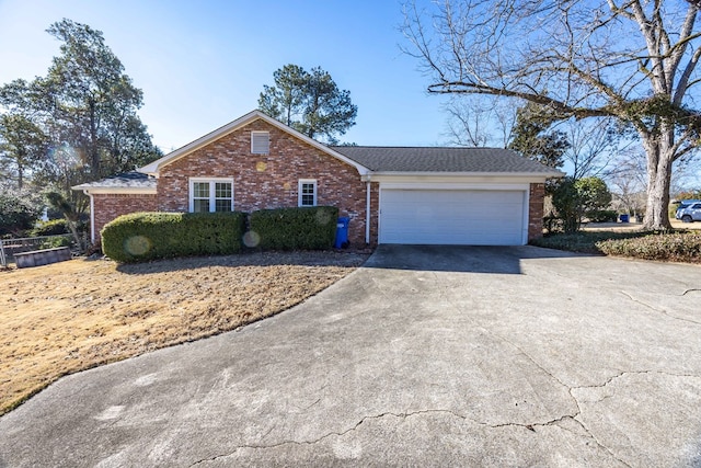 ranch-style house with a garage