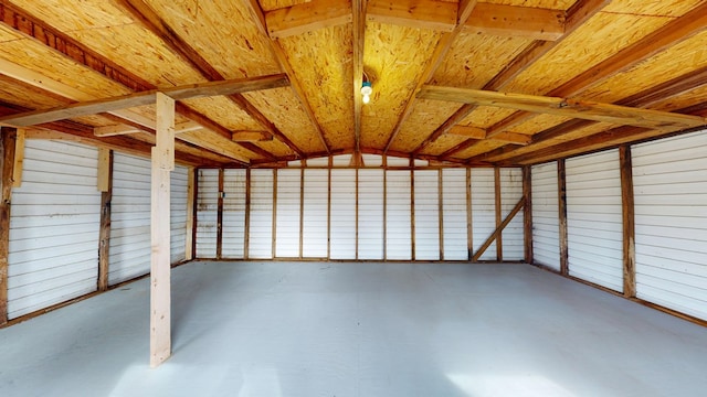 view of storage room