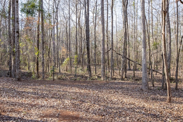 view of landscape with a view of trees