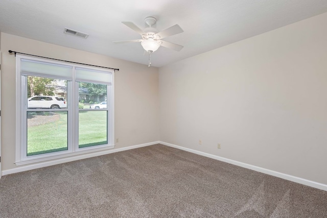 6215 Seaton Dr, Columbus, GA 31909 - carpeted empty room featuring baseboards and ceiling fan