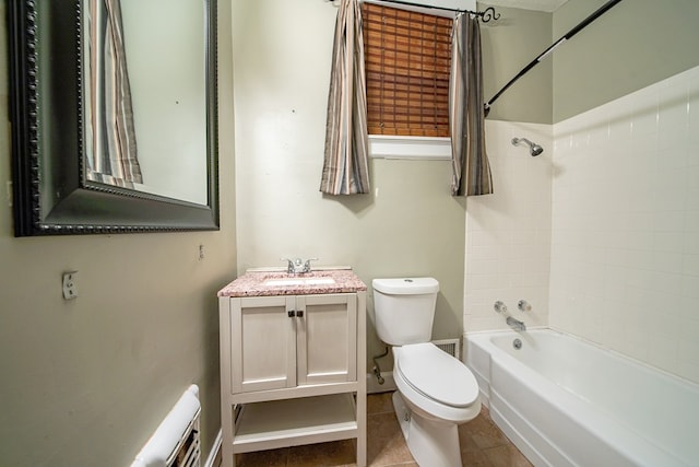 2010 Cherokee Dr, Columbus, GA 31906 - full bathroom with vanity, bathing tub / shower combination, and tile patterned flooring