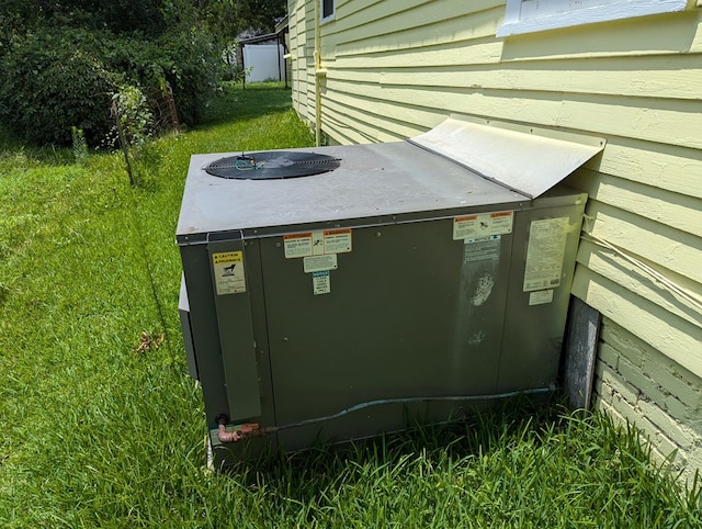 exterior details featuring central air condition unit