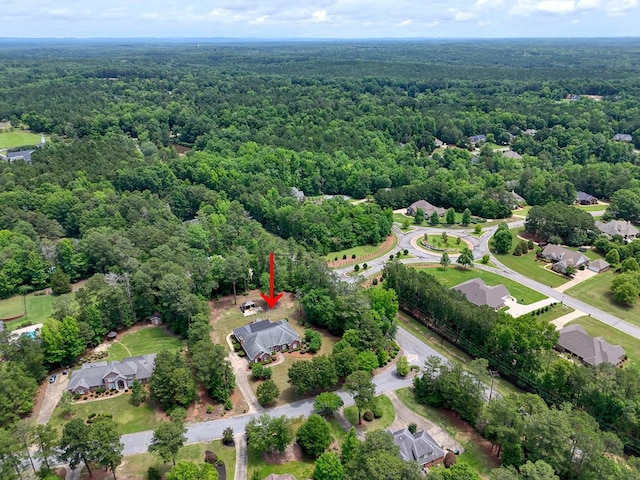 1000 Gramercy Dr, Midland, GA 31820 - aerial view of a heavily wooded area