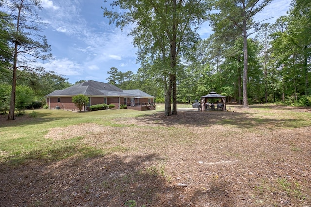 1000 Gramercy Dr, Midland, GA 31820 - view of grassy yard with a gazebo