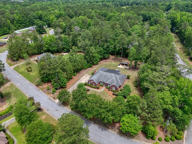 1000 Gramercy Dr, Midland, GA 31820 - aerial view of property's location with a heavily wooded area