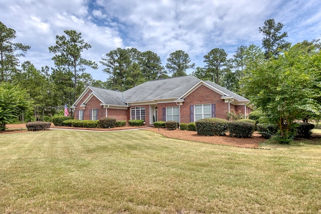 1000 Gramercy Dr, Midland, GA 31820 - ranch-style house featuring brick siding and a front lawn