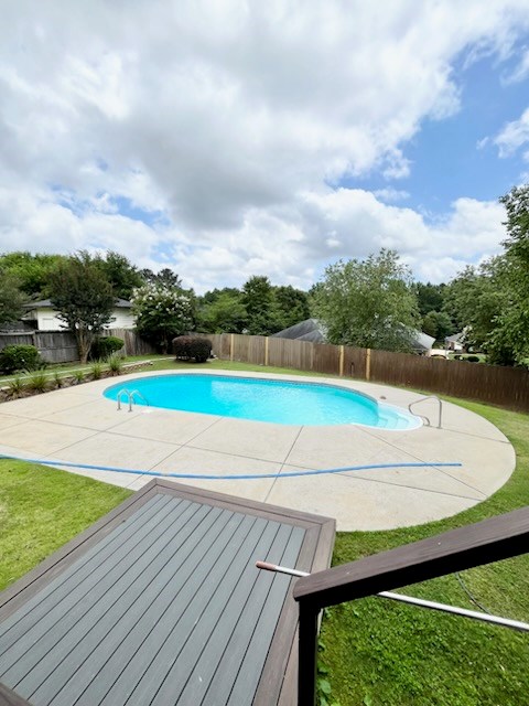 986 Timber Creek Way, Columbus, GA 31904 - view of swimming pool with a fenced backyard and a patio area