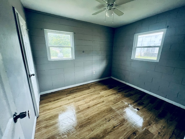 3413 Terminal Ct, Columbus, GA 31906 - spare room featuring wood finished floors and ceiling fan