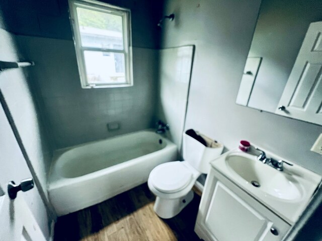 3413 Terminal Ct, Columbus, GA 31906 - full bath featuring vanity, wood finished floors, and shower / tub combination