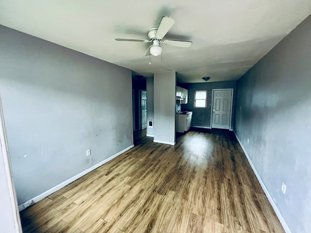 3413 Terminal Ct, Columbus, GA 31906 - spare room featuring dark wood-style floors and a ceiling fan
