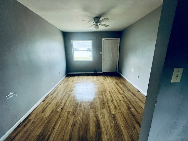 3413 Terminal Ct, Columbus, GA 31906 - spare room with a ceiling fan and wood finished floors
