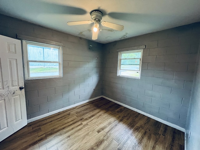 3413 Terminal Ct, Columbus, GA 31906 - empty room featuring wood finished floors and a ceiling fan
