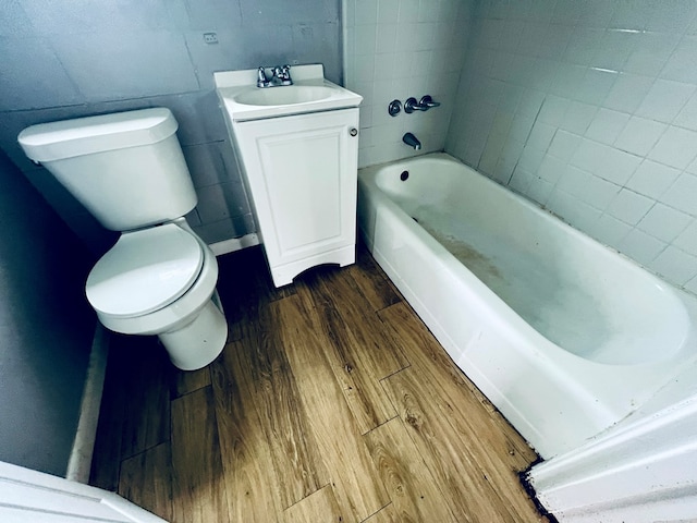 3413 Terminal Ct, Columbus, GA 31906 - full bath with wood finished floors and vanity
