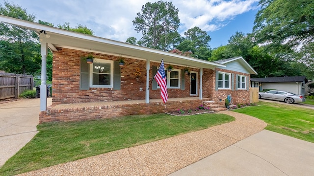 4001 Savannah Dr, Columbus, GA 31907 - ranch-style home featuring a porch and brick siding